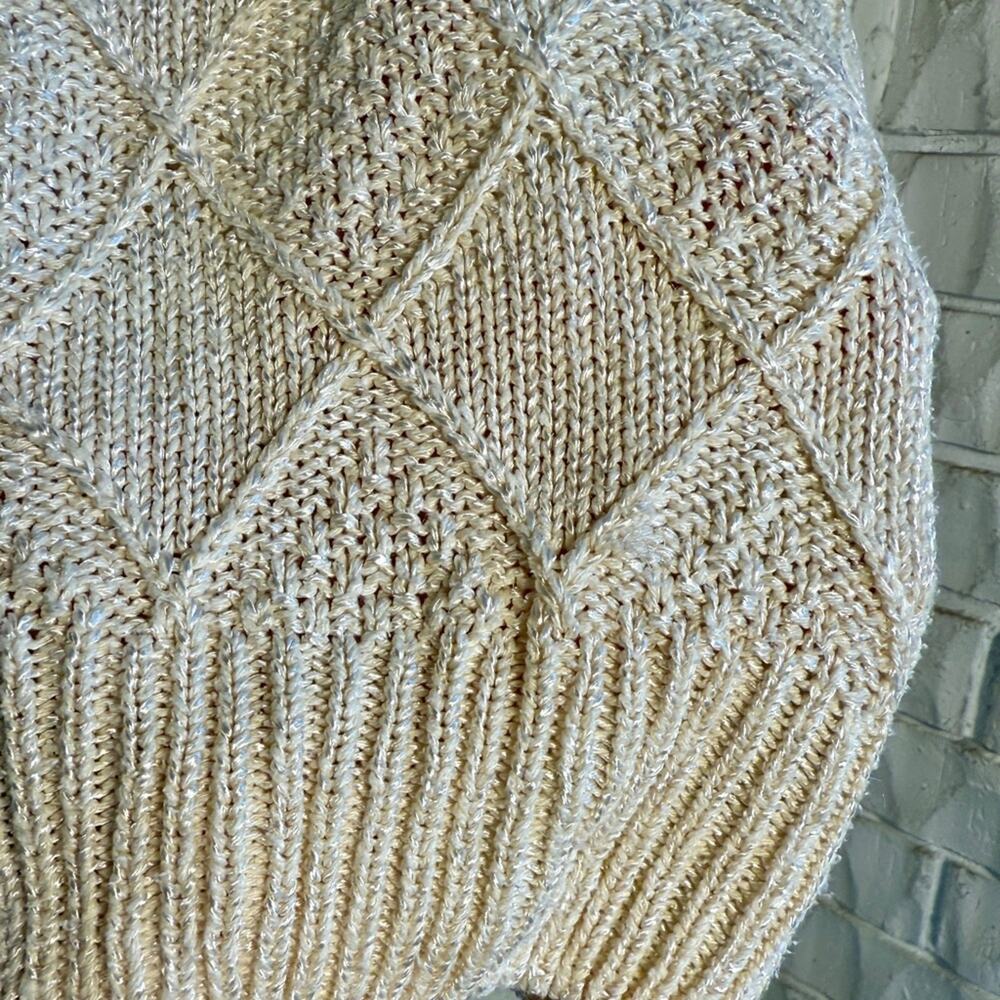 Vintage Rafaella Beige Knit Vest - Picture 3 of 8